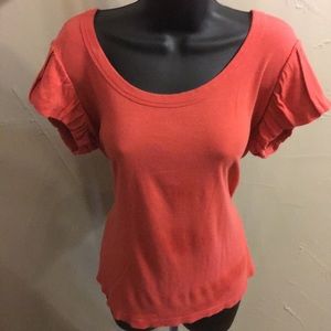 High Sierra ruffle sleeve t-shirt